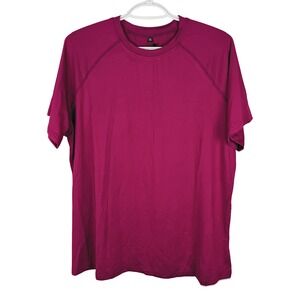 Huukeay Women XXL Magenta Pink Short Sleeve Active T-Shirt Athletic Top NWT